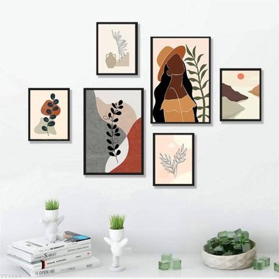 File gốc File tranh treo bộ 6 tấm tối giản Minimalist Art TT3264 (thiết kế) độc quyền