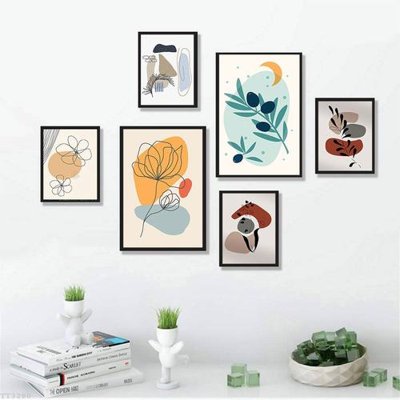 Tải file File tranh treo bộ 6 tấm tối giản Minimalist Art TT3280 (gốc) chủ đề tâm linh