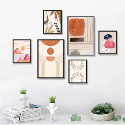 File gốc File tranh treo bộ 6 tấm tối giản Minimalist Art TT3281 (trang trí) phòng làm việc