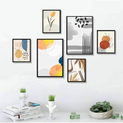 File gốc File tranh treo bộ 6 tấm tối giản Minimalist Art TT3292 (in mica) làm quà tặng