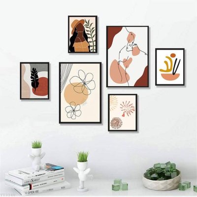 File ảnh File tranh treo bộ 6 tấm tối giản Minimalist Art TT3340 (gốc) cho trang trí nội thất