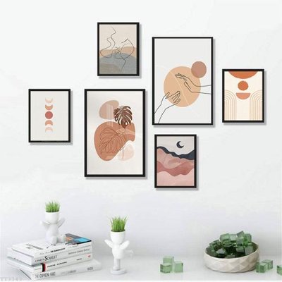 File gốc File tranh treo bộ 6 tấm tối giản Minimalist Art TT3343 (ảnh rõ nét) để in