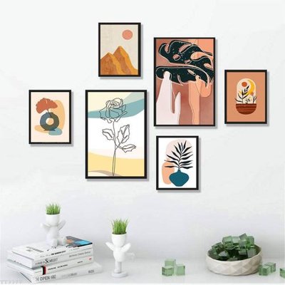 Tải file gốc File tranh treo bộ 6 tấm tối giản Minimalist Art TT3377 (để in lụa)