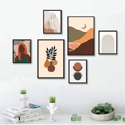 File gốc File tranh treo bộ 6 tấm tối giản Minimalist Art TT3421 (dành cho quảng cáo)
