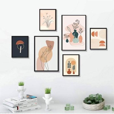 File gốc File tranh treo bộ 6 tấm tối giản Minimalist Art TT3479 (phong cách) cổ điển