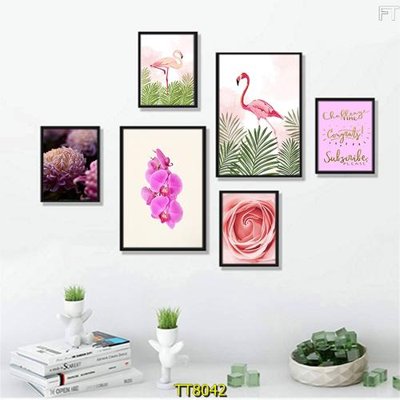 File tranh File tranh bộ 6 tấm TT80042 (bản gốc) treo quán cafe