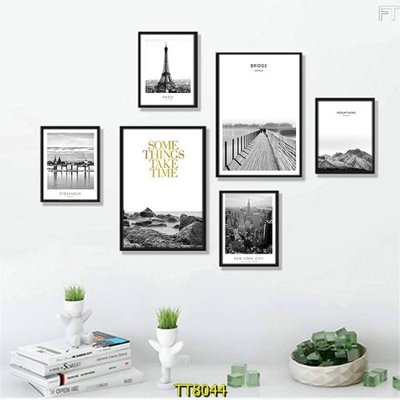 File gốc File tranh bộ 6 tấm TT80044 (phong cách) cổ điển
