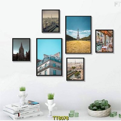 File gốc File tranh bộ 6 tấm TT80078 (trang trí) phòng trẻ em