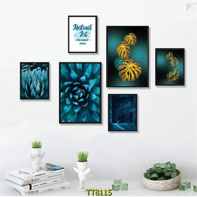 File gốc File tranh bộ 6 tấm TT80115 (ảnh chi tiết) để in ấn