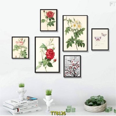 Download file File tranh bộ 6 tấm TT80126 (gốc) in mica cao cấp