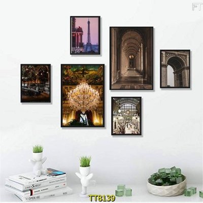 File gốc File tranh bộ 6 tấm TT80139 (vector) cho in ấn