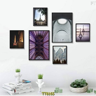 File tranh gốc File tranh bộ 6 tấm TT80165 (bản quyền) độc đáo