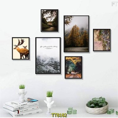 File in trần File tranh bộ 6 tấm TT80182 (bản gốc) mây trời