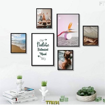File tranh gốc File tranh bộ 6 tấm TT80191 chủ đề hiện đại