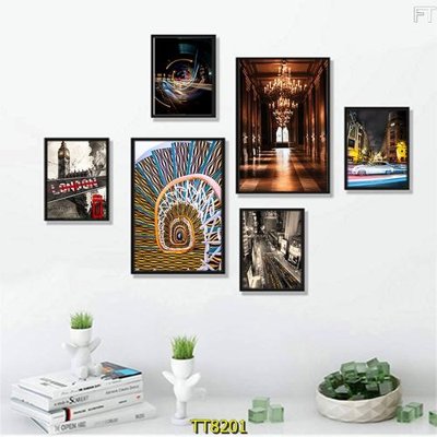 File ảnh gốc File tranh bộ 6 tấm TT80201 không vỡ nét