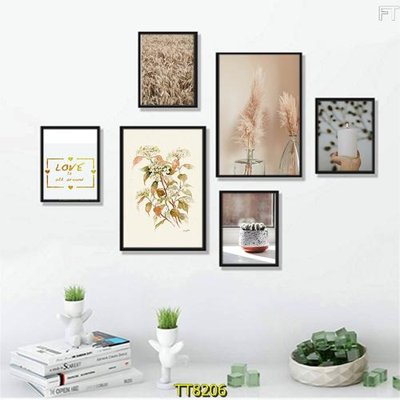 Tệp tin gốc File tranh bộ 6 tấm TT80206 (chất lượng) File tranh bộ 6 tấm TT80206