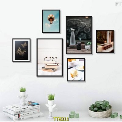 File gốc File tranh bộ 6 tấm TT80211 (phong cách) châu Âu