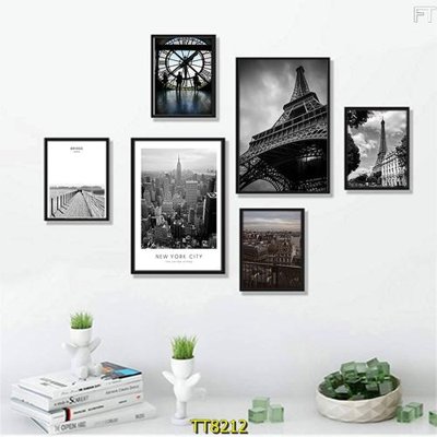 File in ấn File tranh bộ 6 tấm TT80212 (bản gốc) sắc nét