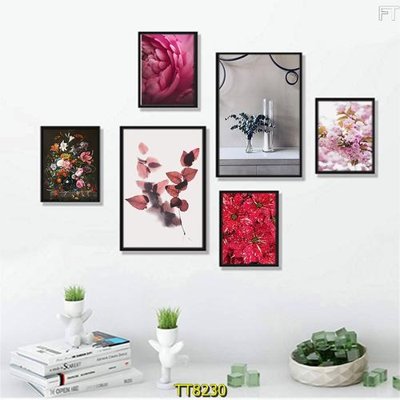 File in lụa File tranh bộ 6 tấm TT80230 (hoa văn) File tranh bộ 6 tấm TT80230