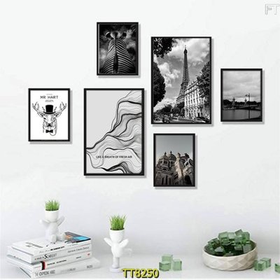 Download file File tranh bộ 6 tấm TT80250 (gốc) in mica cao cấp