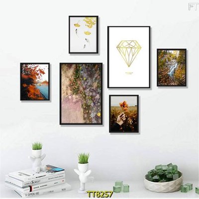 Download file File tranh bộ 6 tấm TT80257 (gốc) in mica đèn LED