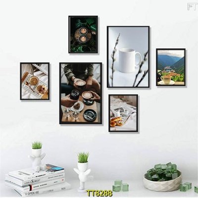 File in trần File tranh bộ 6 tấm TT80288 (file gốc) xuyên sáng