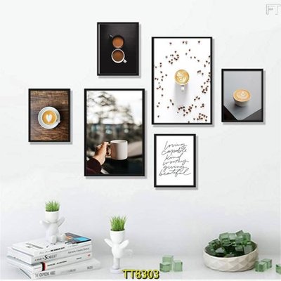 Hình ảnh file gốc in lụa File tranh bộ 6 tấm TT80303