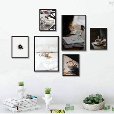 File gốc in mica File tranh bộ 6 tấm TT80306 chất lượng