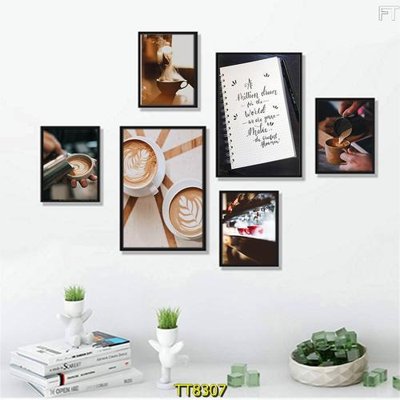 File gốc File tranh bộ 6 tấm TT80307 (in lụa) hoa văn cổ điển