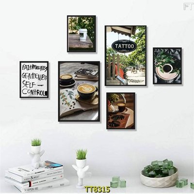 File in trần File tranh bộ 6 tấm TT80315 (file gốc) hoa văn 3D