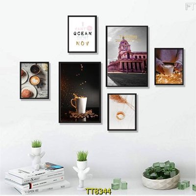 File ảnh File tranh bộ 6 tấm TT80344 (gốc) in poster