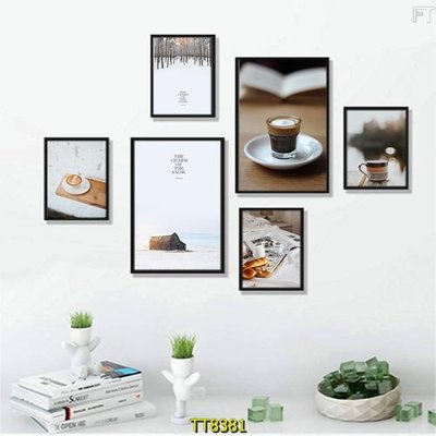 File ảnh File tranh bộ 6 tấm TT80381 (gốc) trang trí khách sạn