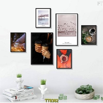 File gốc File tranh bộ 6 tấm TT80382 (phong cách) tối giản