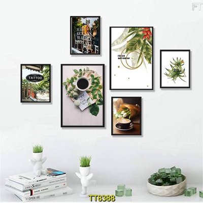 File tranh File tranh bộ 6 tấm TT80388 (bản gốc) in canvas