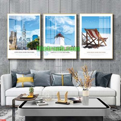 File ảnh File gốc in bộ tranh decor treo tráng gương canvas TTH136 (gốc) in standee