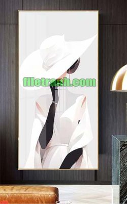 Download file tranh PSD File gốc in bộ tranh decor treo tráng gương canvas TTH16 để chỉnh sửa