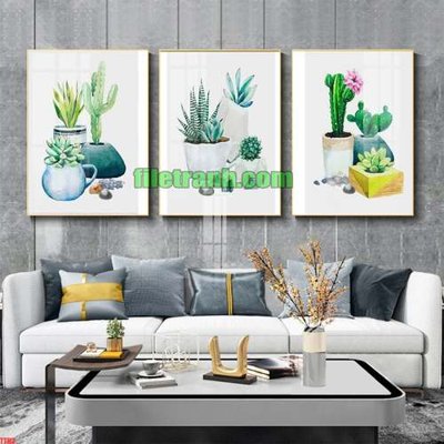 File in trần File gốc in bộ tranh decor treo tráng gương canvas TTH3 (file gốc) xuyên sáng