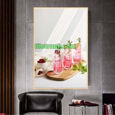 Tải file gốc in lụa File gốc in bộ tranh decor treo tráng gương canvas TTH62 siêu nét