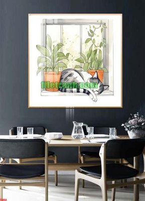 File gốc File gốc in bộ tranh decor treo tráng gương canvas TTH64 (PNG) trong suốt (transparent)