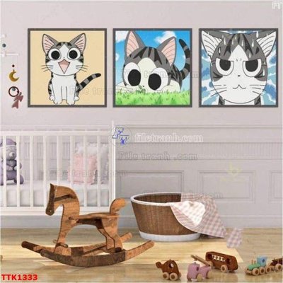 File tranh quảng cáo File bộ tranh treo tường decor TTK1333 (file gốc) chuyên nghiệp