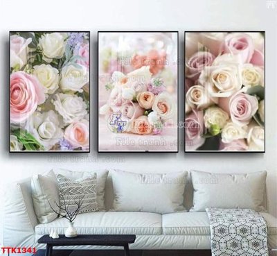 File tranh File bộ tranh treo tường decor TTK1341 (file gốc) chủ đề phong thủy