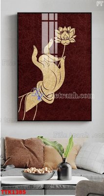 File in mica File bộ tranh treo tường decor TTK1385 (bản gốc) siêu trong