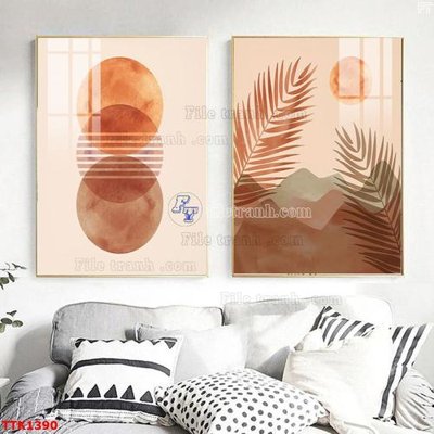 Tải file File bộ tranh treo tường decor TTK1390 (PSD) cho in tranh 3D