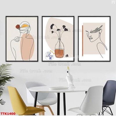 Tải file File bộ tranh treo tường decor TTK1400 (ảnh gốc) in gạch men