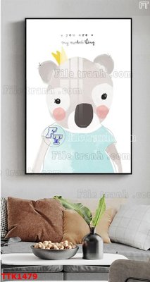 File gốc File bộ tranh treo tường decor TTK1479 (PNG) nền trong suốt