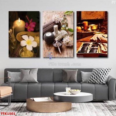 File ảnh File bộ tranh treo tường decor TTK1501 (gốc) in standee