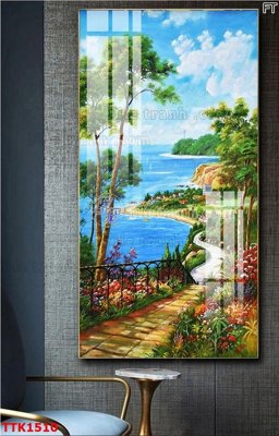 Download file gốc File bộ tranh treo tường decor TTK1510 (in lụa) tranh 3D