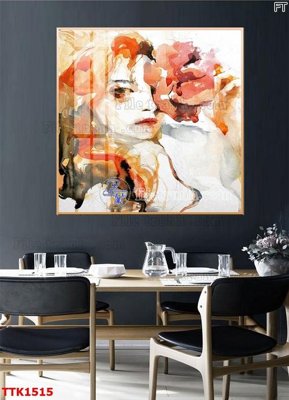 File in trần File bộ tranh treo tường decor TTK1515 (bản gốc) hoa văn