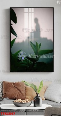 File gốc in mica File bộ tranh treo tường decor TTK1547 chất lượng