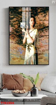 File gốc File bộ tranh treo tường decor TTK1554 (in 3D) cho trang trí